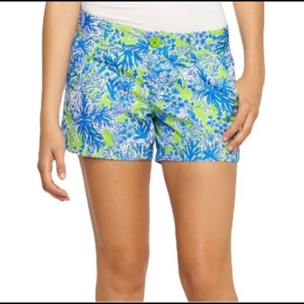 Lilly Pulitzer Limeade Biggest Fan Walsh Short 4
